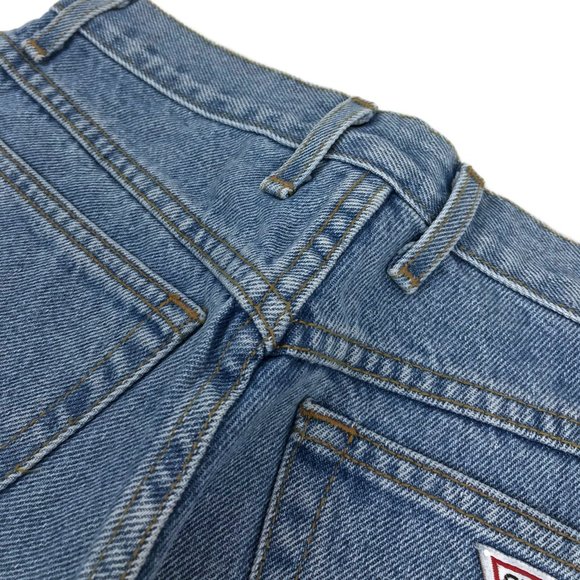 Vintage GUESS Light Wash Denim Jean Shorts Size 26 - Picture 8 of 8